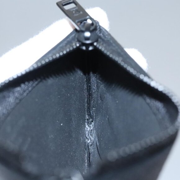 LOUIS VUITTON Aerogram Pochette Cles Coin Purse Black - Picture 15 of 16